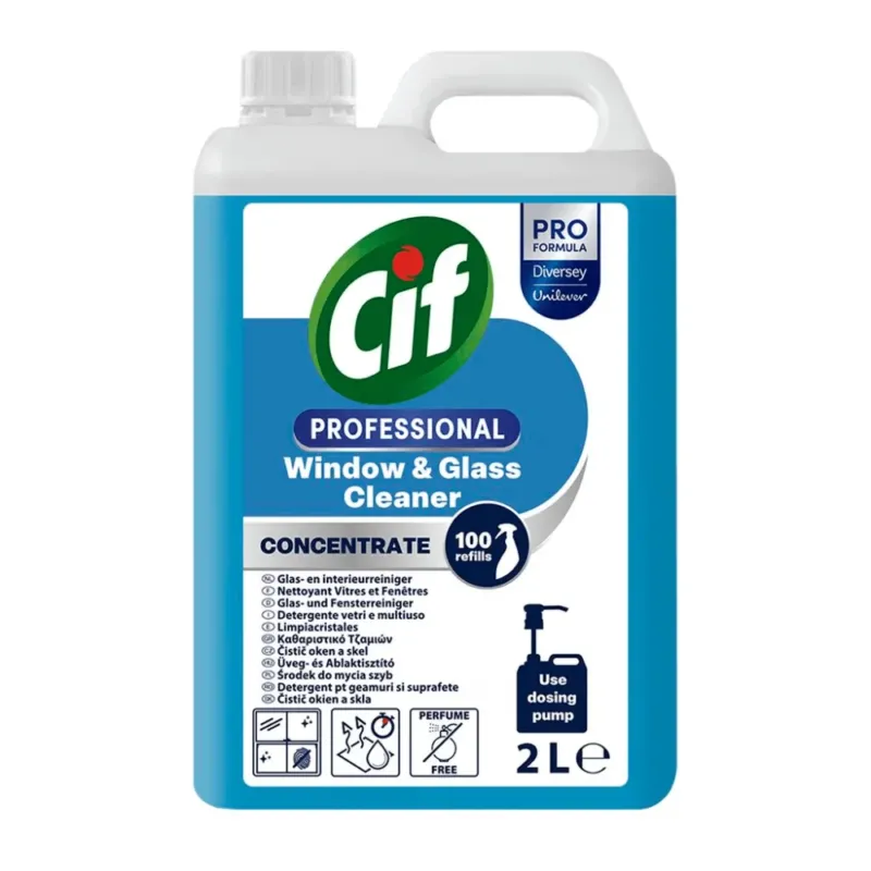 Cif Professional Konzentrierter Glasreiniger | Kanister (2 l)