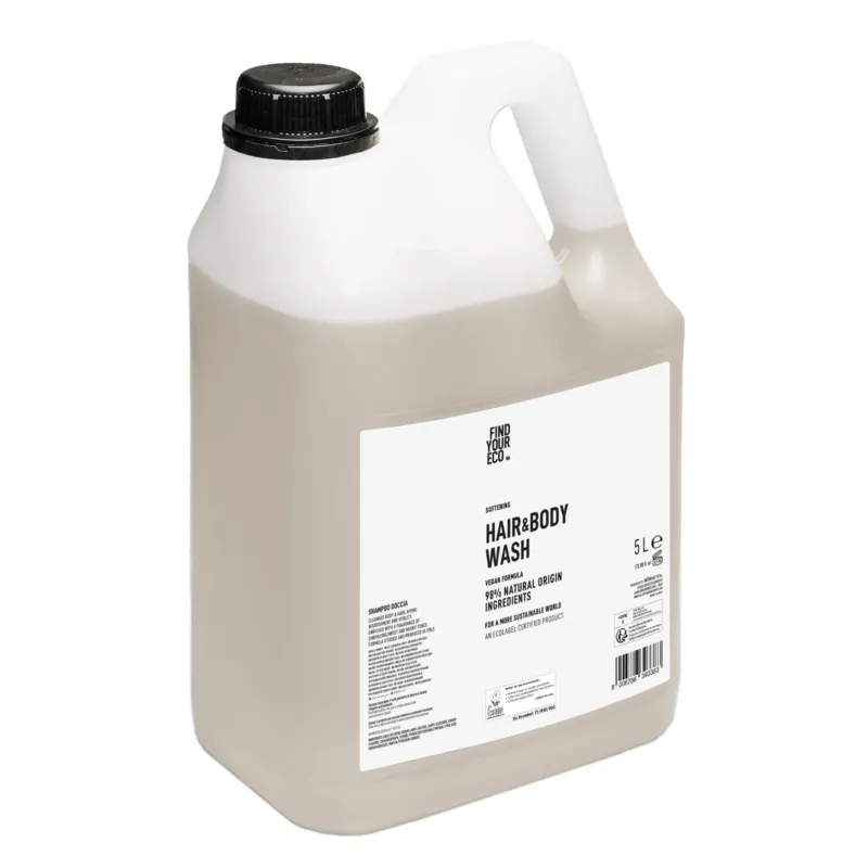 Bagnodoccia e shampoo, tanica 5 L per dispenser - Find Your Eco