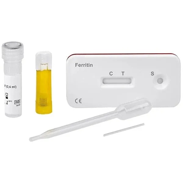 Cleartest Ferritin Pack: 10 Testkassetten | Packung (10 Tests)
