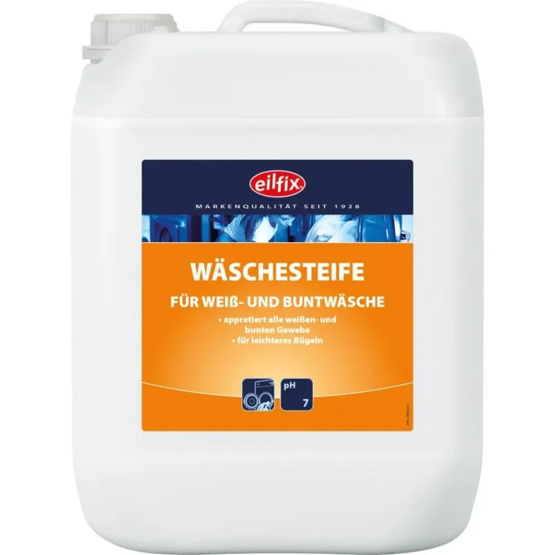 EILFIX Wäschesteife – 10-Liter-Kanister, Naturstärke, für Waschmaschine & Handwäsche