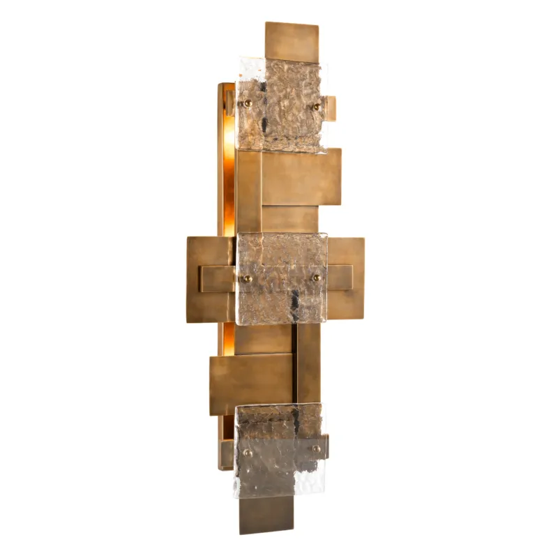 Vintage Brass Wall Lamp Langham | Eichholtz Miami