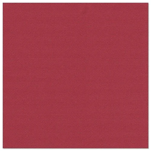 Eine quadratische, unifarbene bordeauxrote Serviette mit feiner, dezenter Struktur und ohne sichtbare Muster oder Logos. Ideal für die ROYAL Kollektion der PAPSTAR GmbH. Produkt: PAPSTAR 50 Servietten "ROYAL Collection" 1/4-Falz 40x40 cm bordeaux.