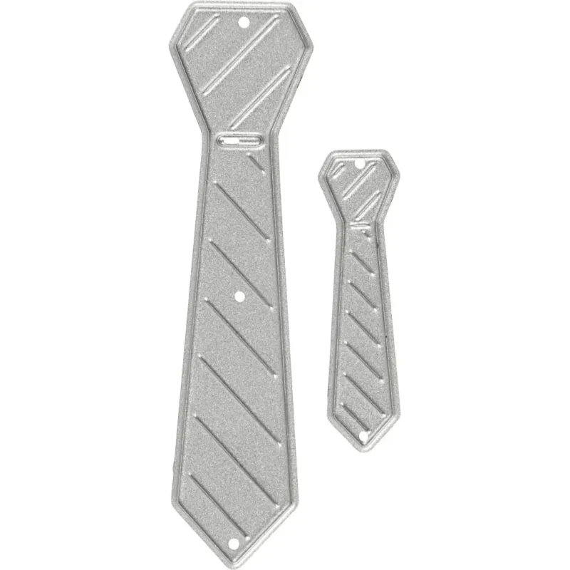 Die Cut and Embossing Folder, tie, size 26x99+9x35 mm