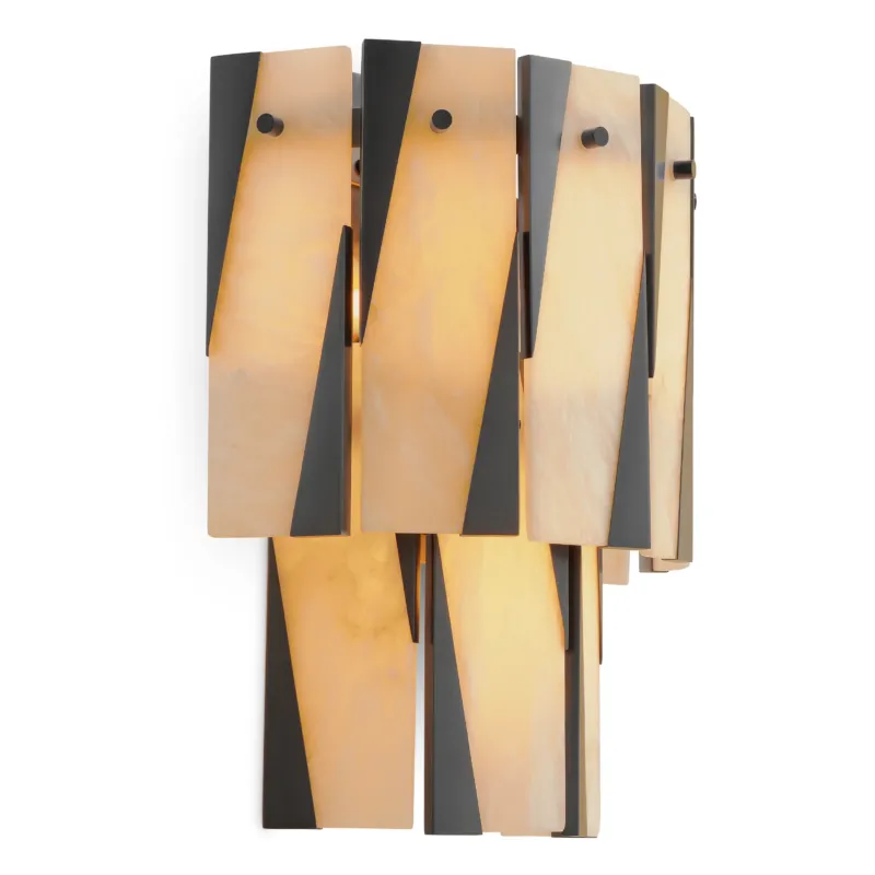 Tiered Alabaster Wall Lamp Rivington | Eichholtz Miami
