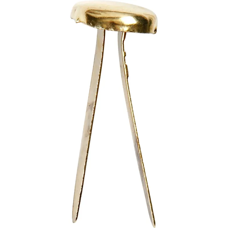 Paper Binders, L: 20 mm, gold, 70 pc