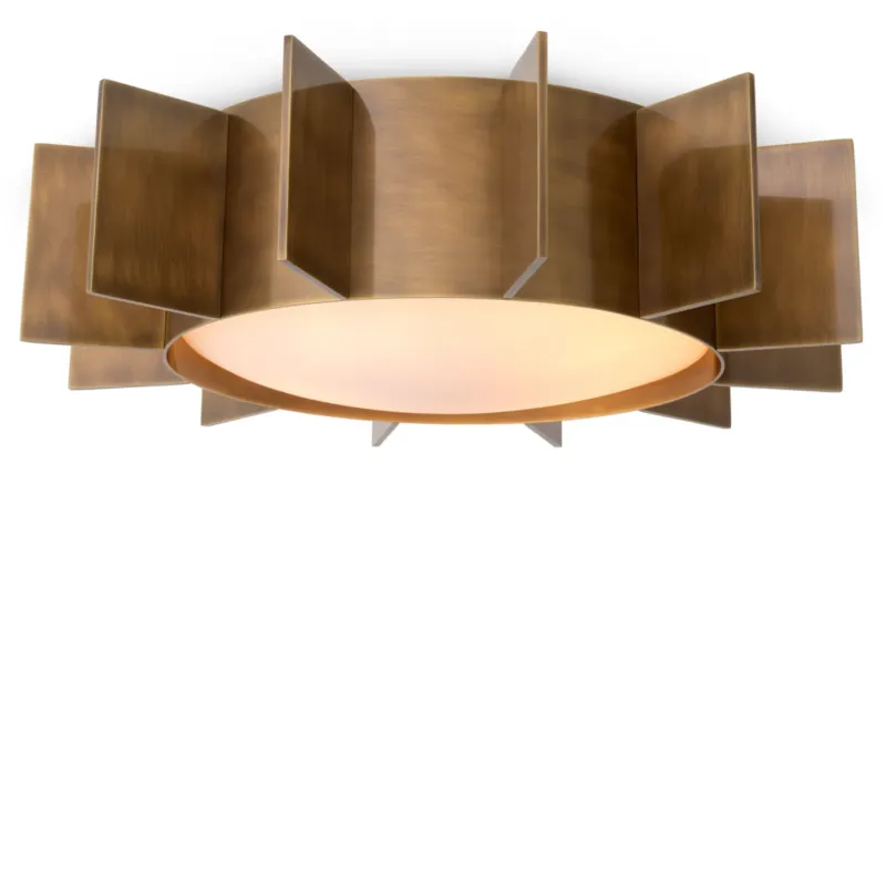 Glass Vintage Ceiling Lamp Mario | Eichholtz Miami