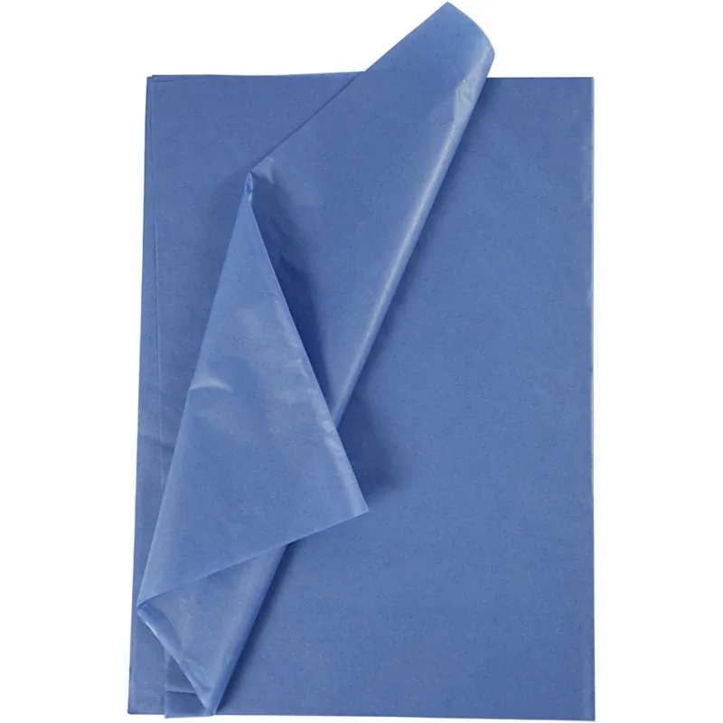 Tissue Paper, sheet 50x70 cm, 14 g, blue, 25sheets