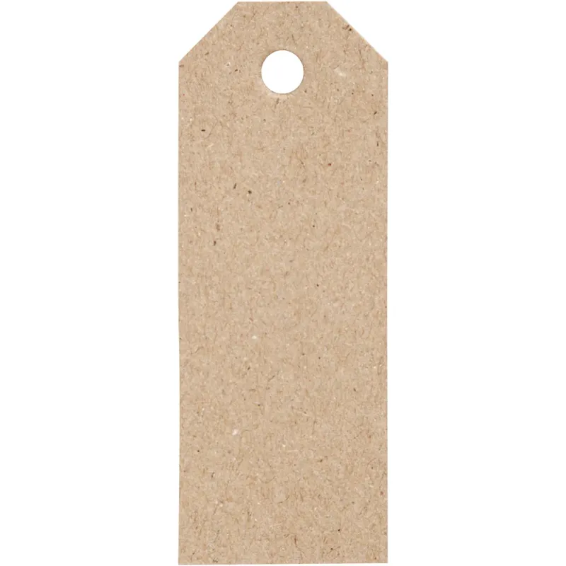 Manila Tags, size 3x8 cm, 220 g, natural, 20 pc