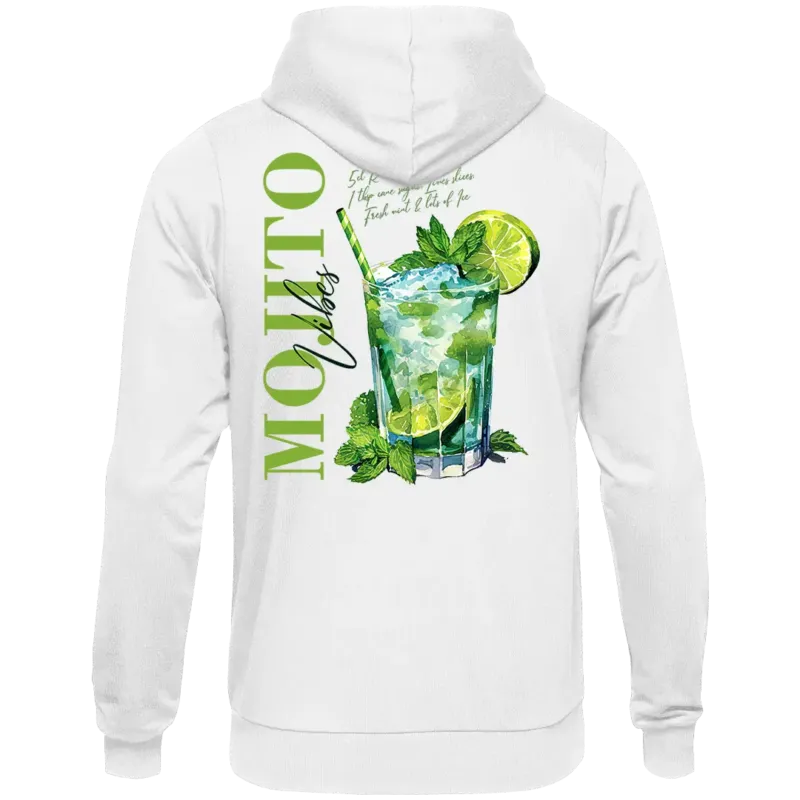 Mojito Vibes - Vintage Collection - Unisex Kapuzenpullover Hoodie Farbe Weiss