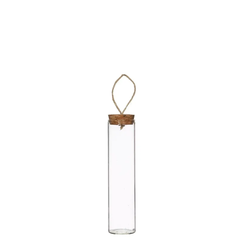 Reaction tube with cork and rope Ø3cm and 10cm high (12 pcs.)