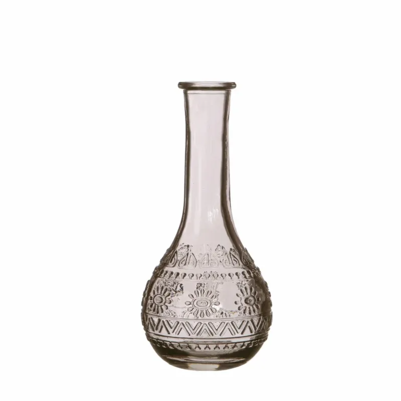 Flower vase Paris Ø7.5cm and 16cm high Grey (12 pcs.)