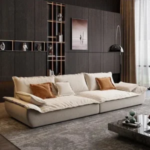 Ultra-Wide Italian Design Adjustable Backrest Sofa - Image 0