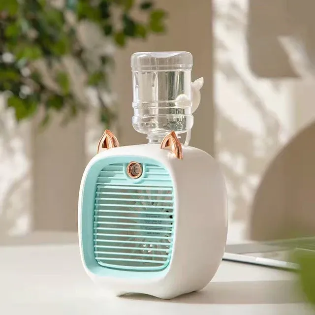 Portable Air Cooling Fan Mini Humidifier - Image 0