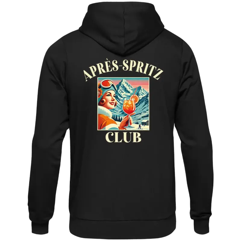 Apres-Spritz Club (Women) - Unisex Kapuzenpullover Hoodie Farbe Schwarz