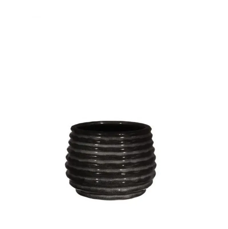 Pot Black Anthracite Rise Ø8,5 x h: 11,5 cm (9 Pcs)