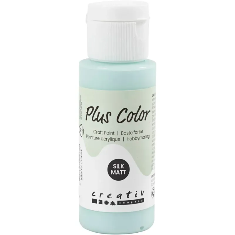 Plus Color Craft Paint, mint green, 60 ml/ 1 bottle