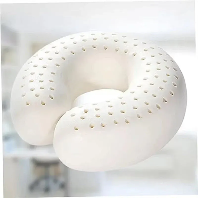 Natural Latex Breathable U-Shaped Neck Pillow - Image 0