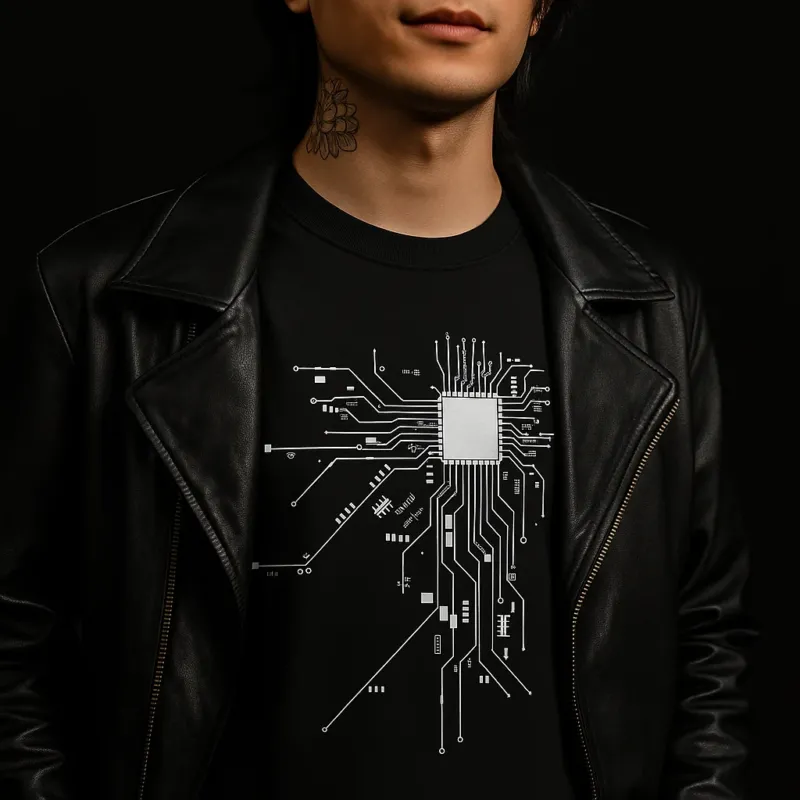 Motherboard Digital Circuit T-Shirt - Image 0