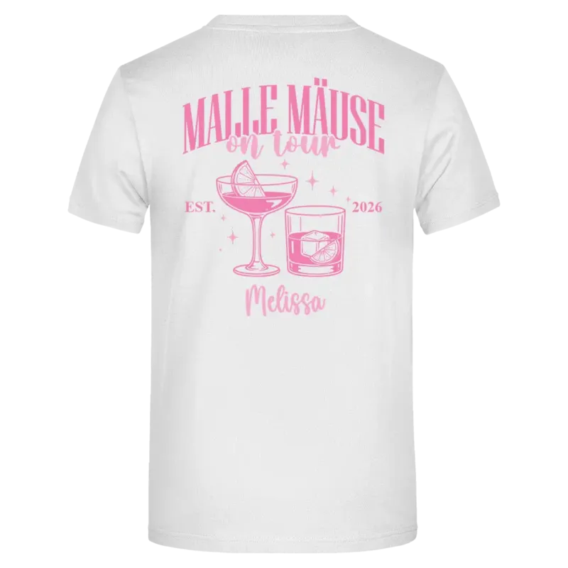 Malle Mäuse - Personalisiertes Herren T-Shirt