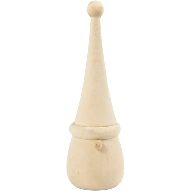 Scandinavian Santa Gnome, H: 16 cm, dia. 6 cm