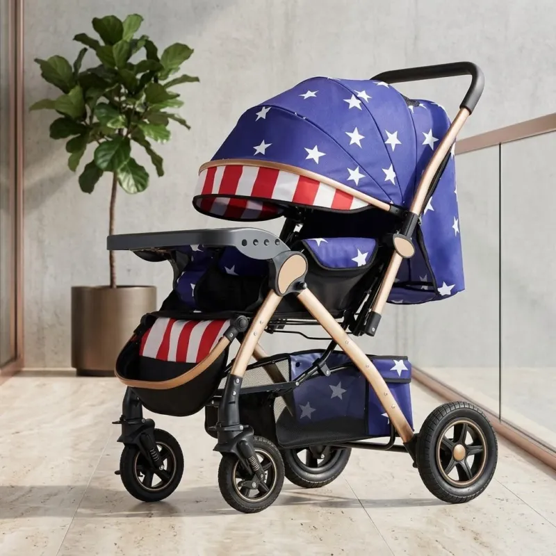 Loftcart Elevated Foldable City Baby Travel Stroller - Image 0