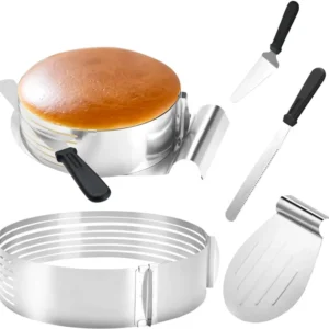 BMOT Tortenboden Schneidhilfe Torten Set 4tlg