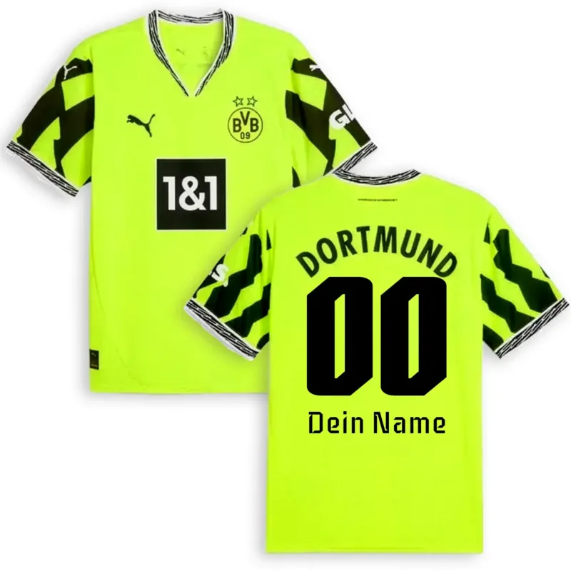 Bild: Personalisiert - Original BVB Sondertrikot NEON 24/25.