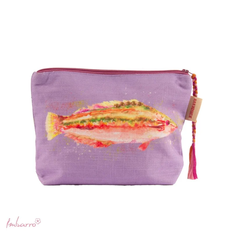 Kosmetiktasche Blossom – farbenfrohe Kosmetiktasche aus 100 Prozent Baumwolle in 9 einzigartigen Designs