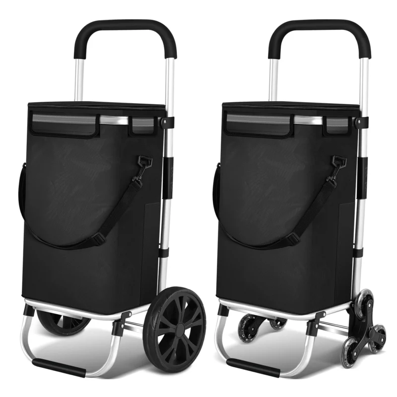 BMOT Einkaufstrolley Einkaufsroller Klappbar 40L