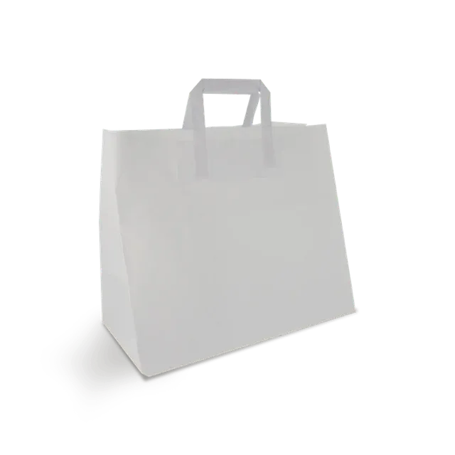 Carrier Bags Paper 32x17x27cm White (250 pcs)