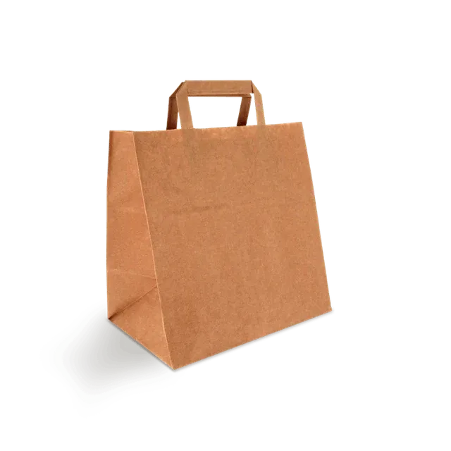 Carrier Bags Paper 26x17x27cm Brown (250 pcs)