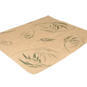 Hamburger Wrapping paper greaseproof 33x38cm FSC®Mix kraft Bamboo (2.000 pcs)