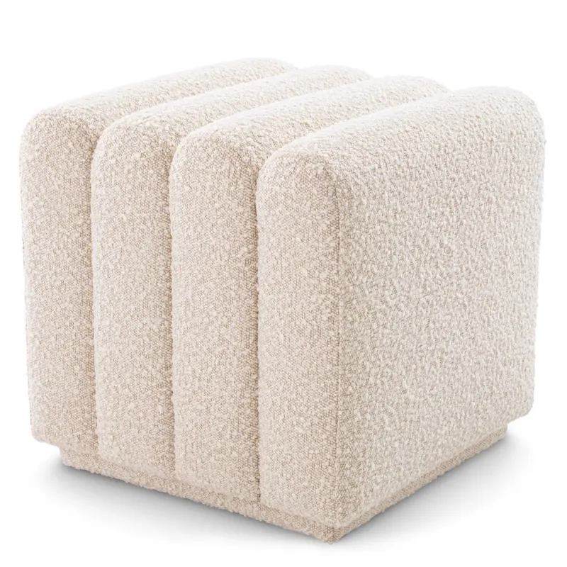 Square Channel Stitched Stool Bente