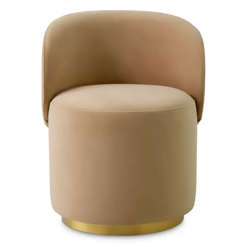 Upholstered Swivel Dining Chair Greer | Eichholtz Miami