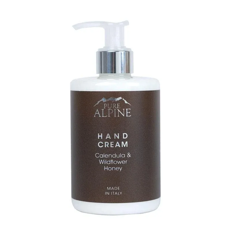 Dispenser ricaricabile Crema Mani 300 ml, Fieno Montano Deluxe - Pure Alpine