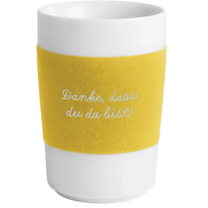 KAHLA touch! Maxi-Becher 0,35 l sunny yellow individualisiert