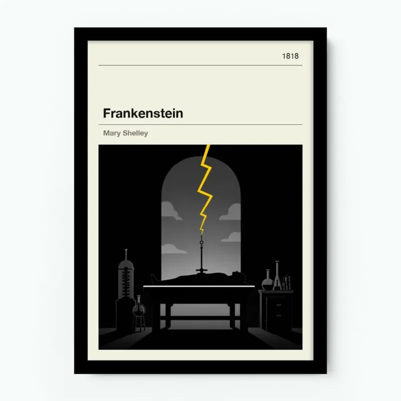 Frankenstein (The Laboratory) by Mary Shelley Poster