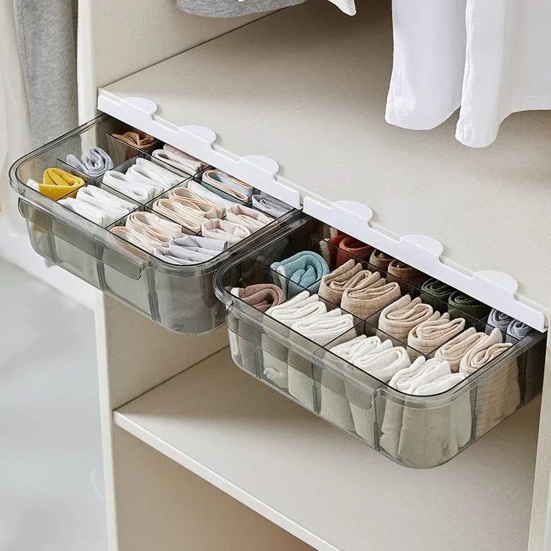 Sock Sorter Under Desk Hidden Drawer - Image 0