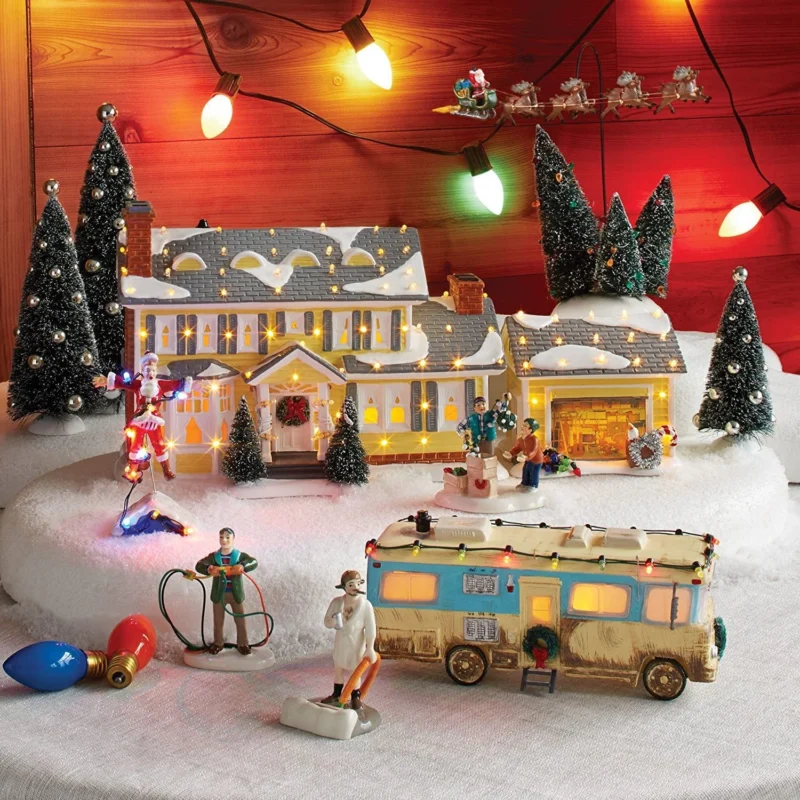 Miniature Christmas House Desktop Decor - Image 0