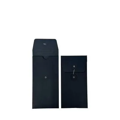 Paper invoice holders with a Japanese-style fastening 11x22+2x1,25cm Black