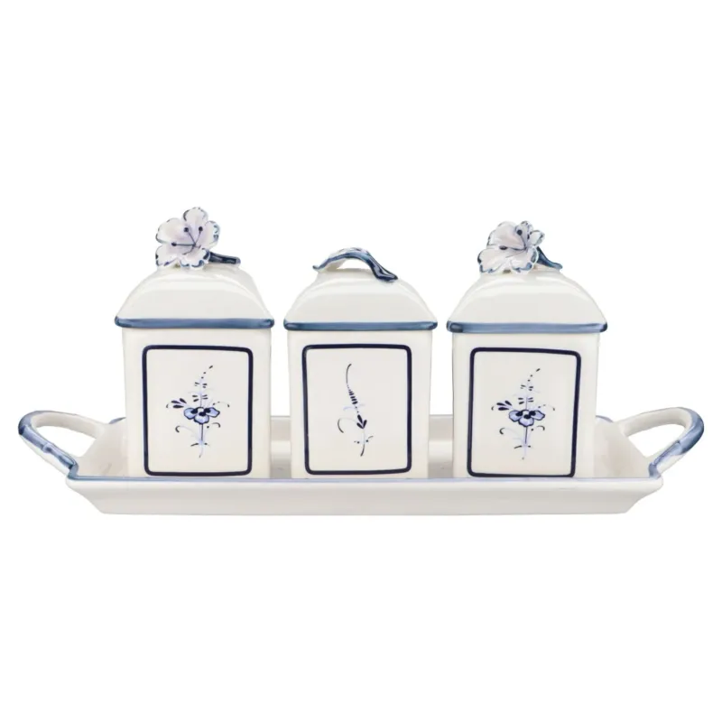 Tablett Charm mit 3 Vorratsdosen
