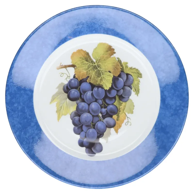 Kuchenteller groß/Frühstücksteller blau- Traube