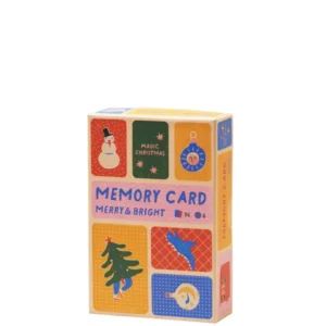 Memory card game - merry and bright