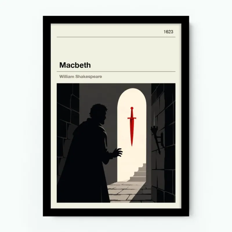 Macbeth (Dagger) by William Shakespeare Poster