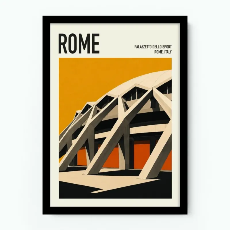 Palazzetto Dello Sport Rome Poster