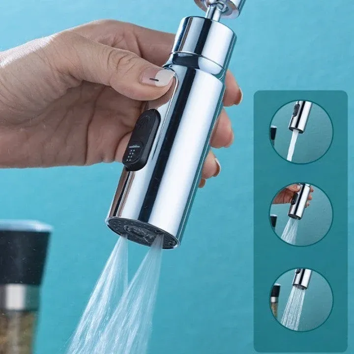 3-Mode Anti-Splash Faucet Adapter - Image 0