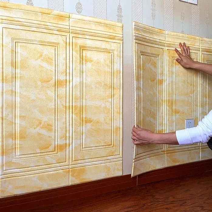 3D Self-Adhesive Antique Accent Wall Sticker - Image 0