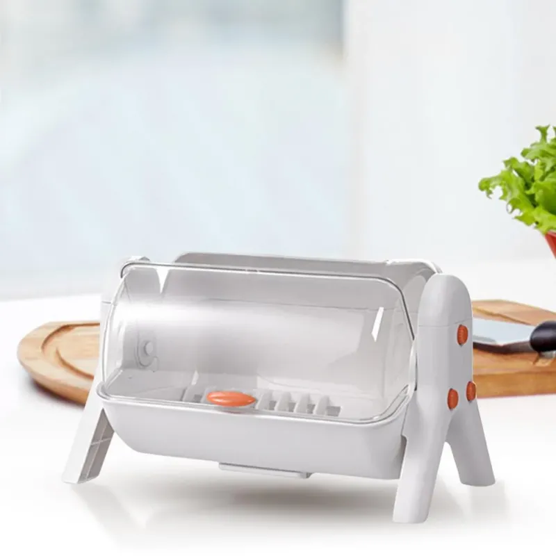 Dust-Proof Kitchen Dish Drainer Rack - Image 0
