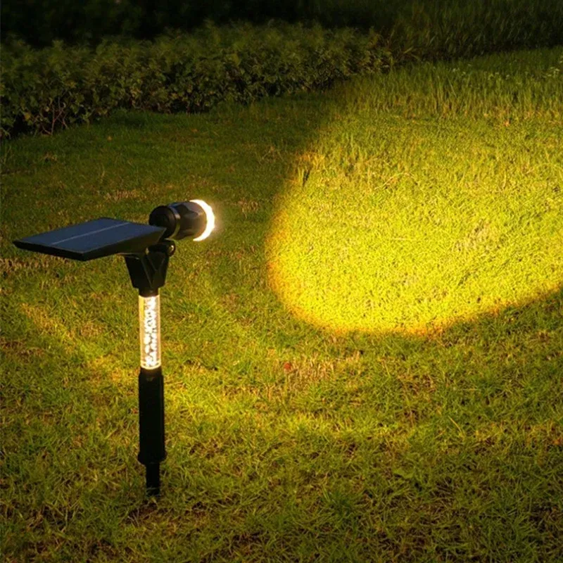 Solar LED Garden Home Outdoor Pathway Spotlights - Image 0