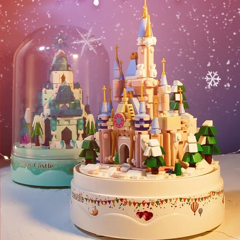 Royal Architecture Cartoon Castle Music Box - Image 0